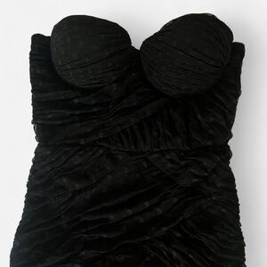 Guess Black Strapless Dress